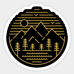 Outdoor Monoline 1 Sticker